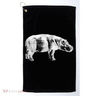 Hippopotamus Hippo Gift Golf Towel