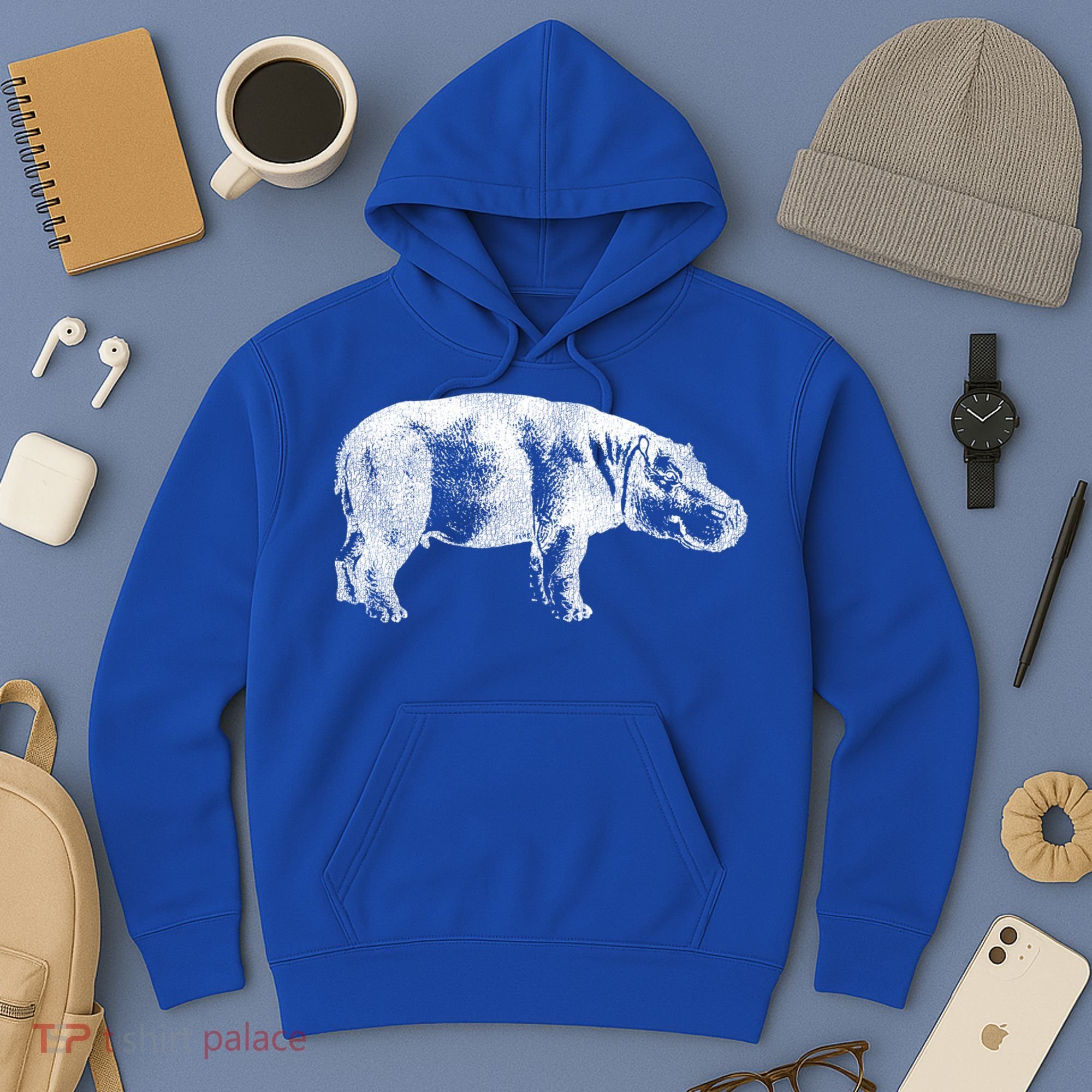 Hippopotamus Hippo Gift Hoodie
