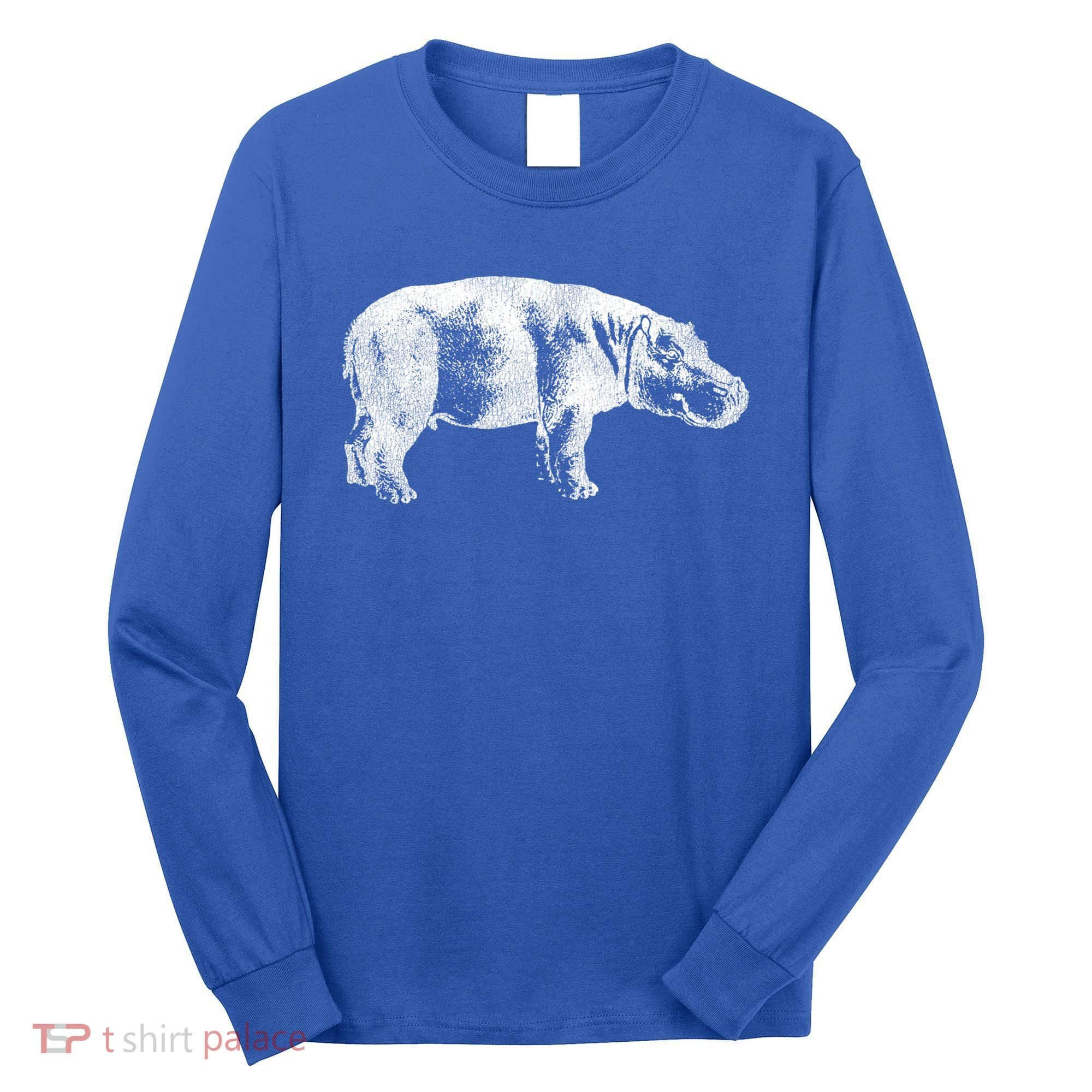 Hippopotamus Hippo Gift Long Sleeve Shirt
