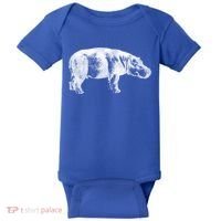 Hippopotamus Hippo Gift Baby Bodysuit thumb 0