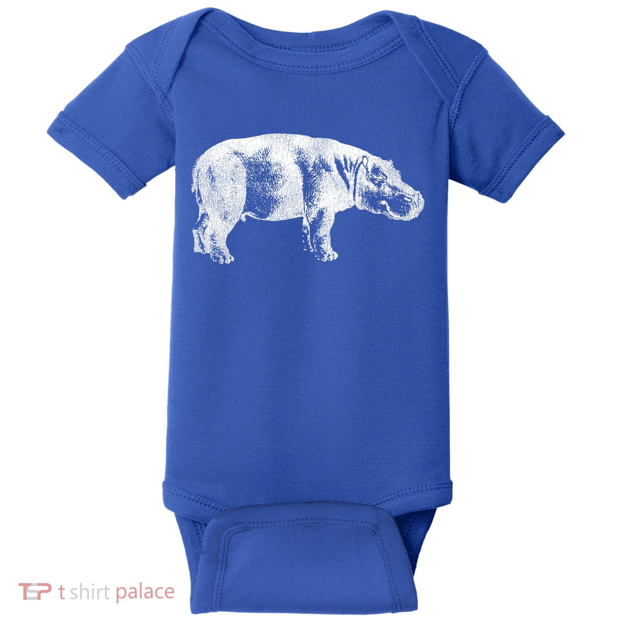 Hippopotamus Hippo Gift Baby Bodysuit