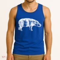 Hippopotamus Hippo Gift Tank Top thumb 3