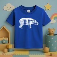 Hippopotamus Hippo Gift Toddler T-Shirt thumb 3