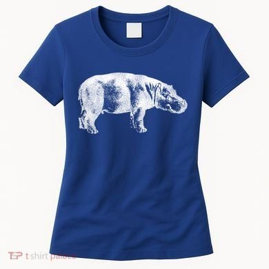 Hippopotamus Hippo Gift Women's T-Shirt