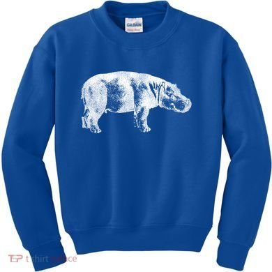 Hippopotamus Hippo Gift Kids Sweatshirt
