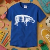 Hippopotamus Hippo Gift Kids T-Shirt thumb 3