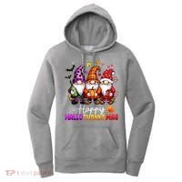 Happy Hallothanksmas Gnomes Lover Halloween Merry Christmas Women's Hoodie thumb 0
