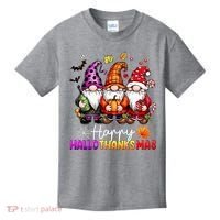 Happy Hallothanksmas Gnomes Lover Halloween Merry Christmas Kids T-Shirt thumb 0