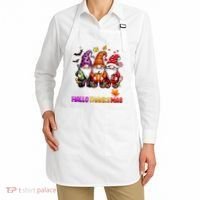 Happy Hallothanksmas Gnomes Lover Halloween Merry Christmas Apron thumb 2