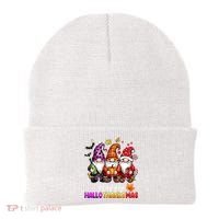 Happy Hallothanksmas Gnomes Lover Halloween Merry Christmas Beanie thumb 0