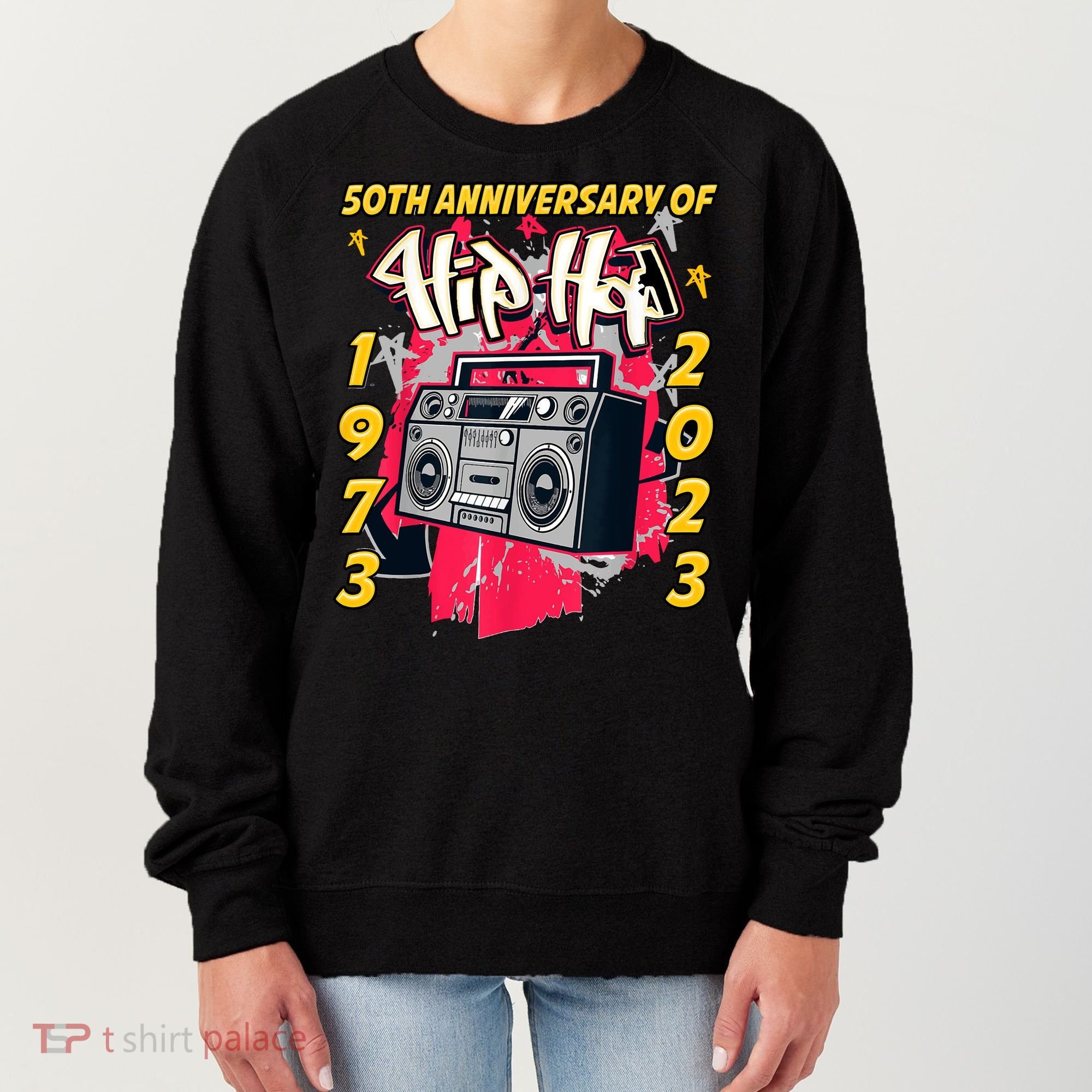 Hip Hop Graffiti Funny 50 Years Old Gift Women's Sweatshirt