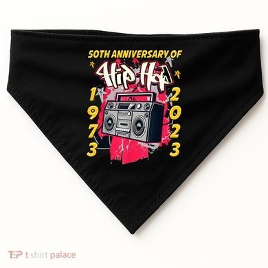 Hip Hop Graffiti Funny 50 Years Old Gift USA-Made Doggie Bandana