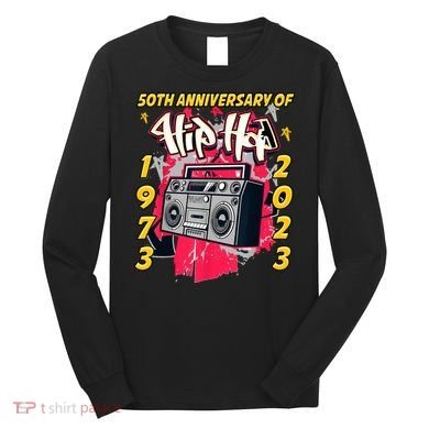 Hip Hop Graffiti Funny 50 Years Old Gift Long Sleeve Shirt