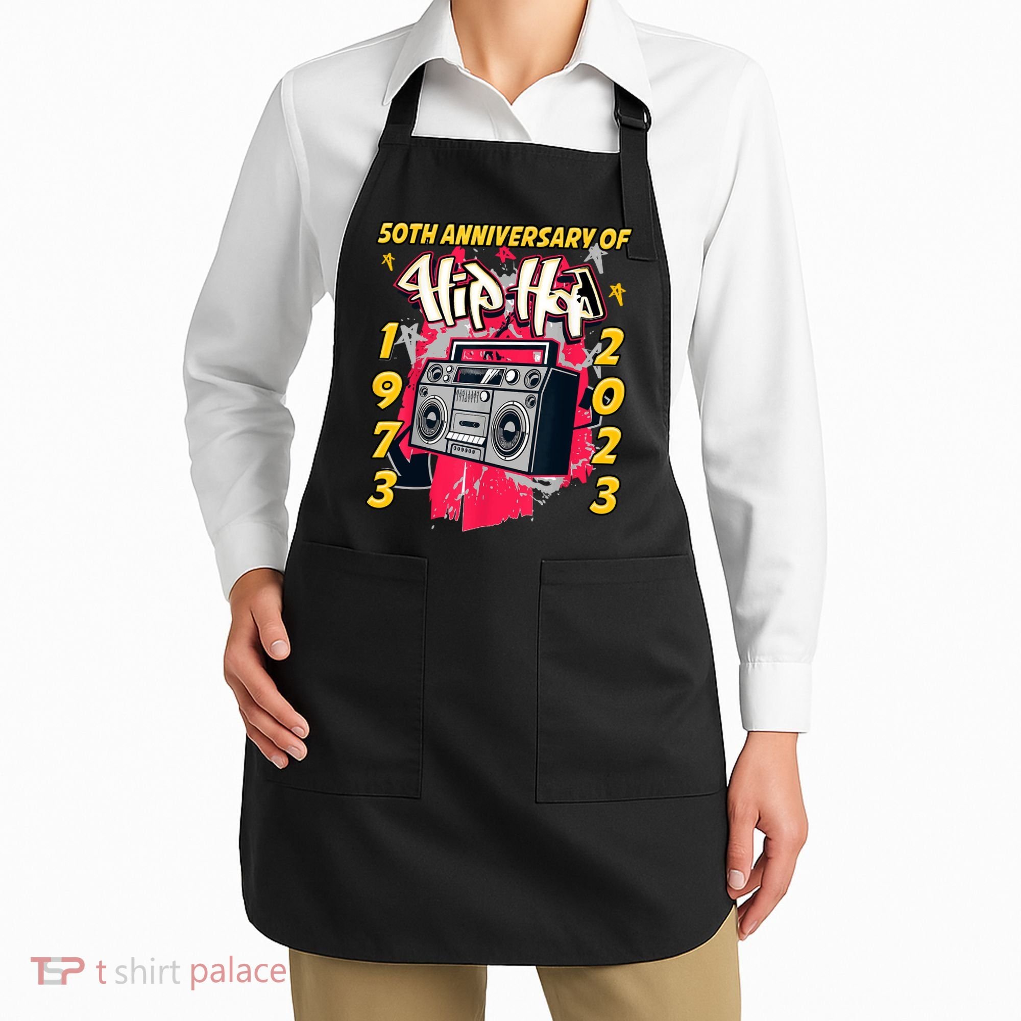 Hip Hop Graffiti Funny 50 Years Old Gift Apron