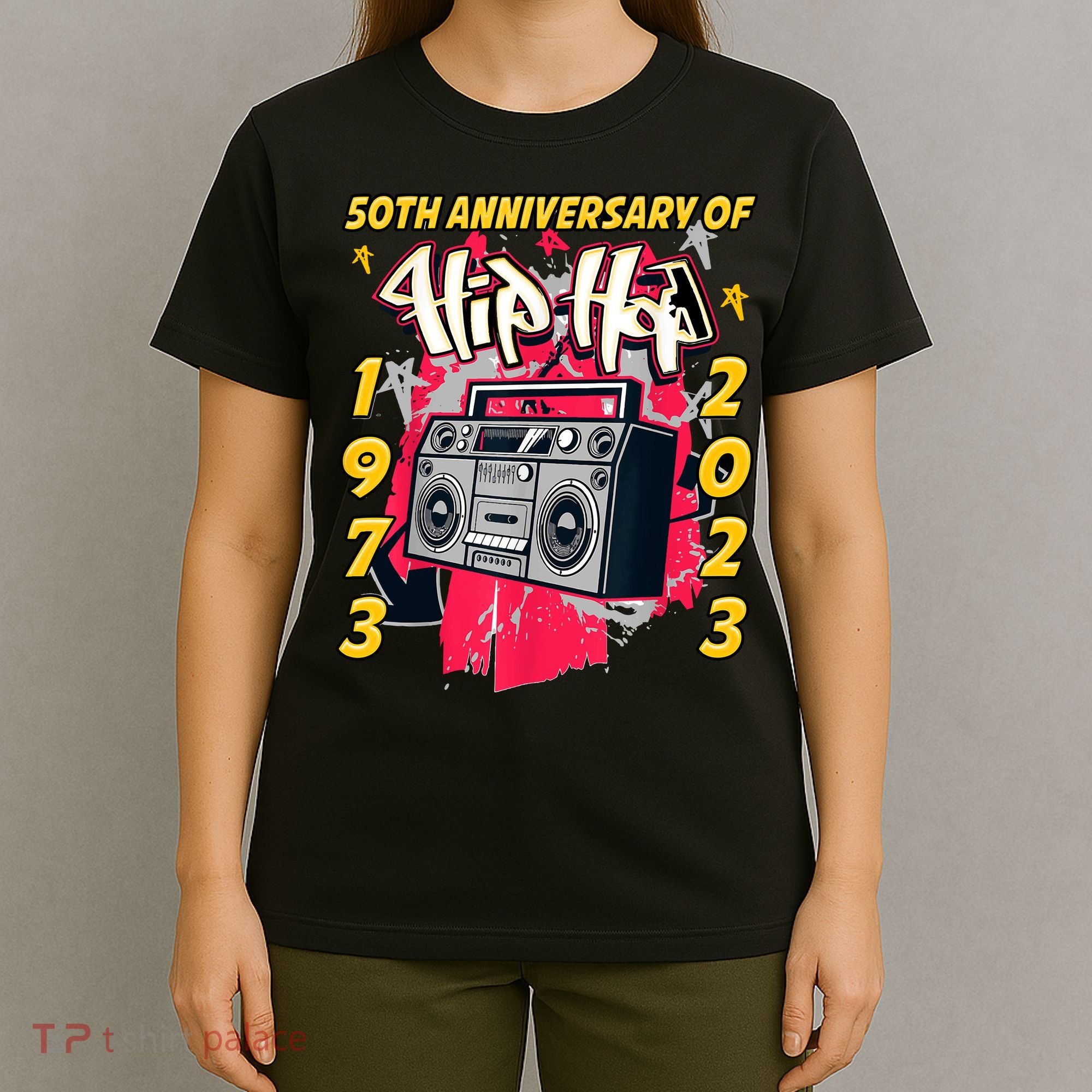 Hip Hop Graffiti Funny 50 Years Old Gift T-Shirt