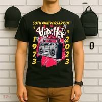 Hip Hop Graffiti Funny 50 Years Old Gift T-Shirt thumb 6