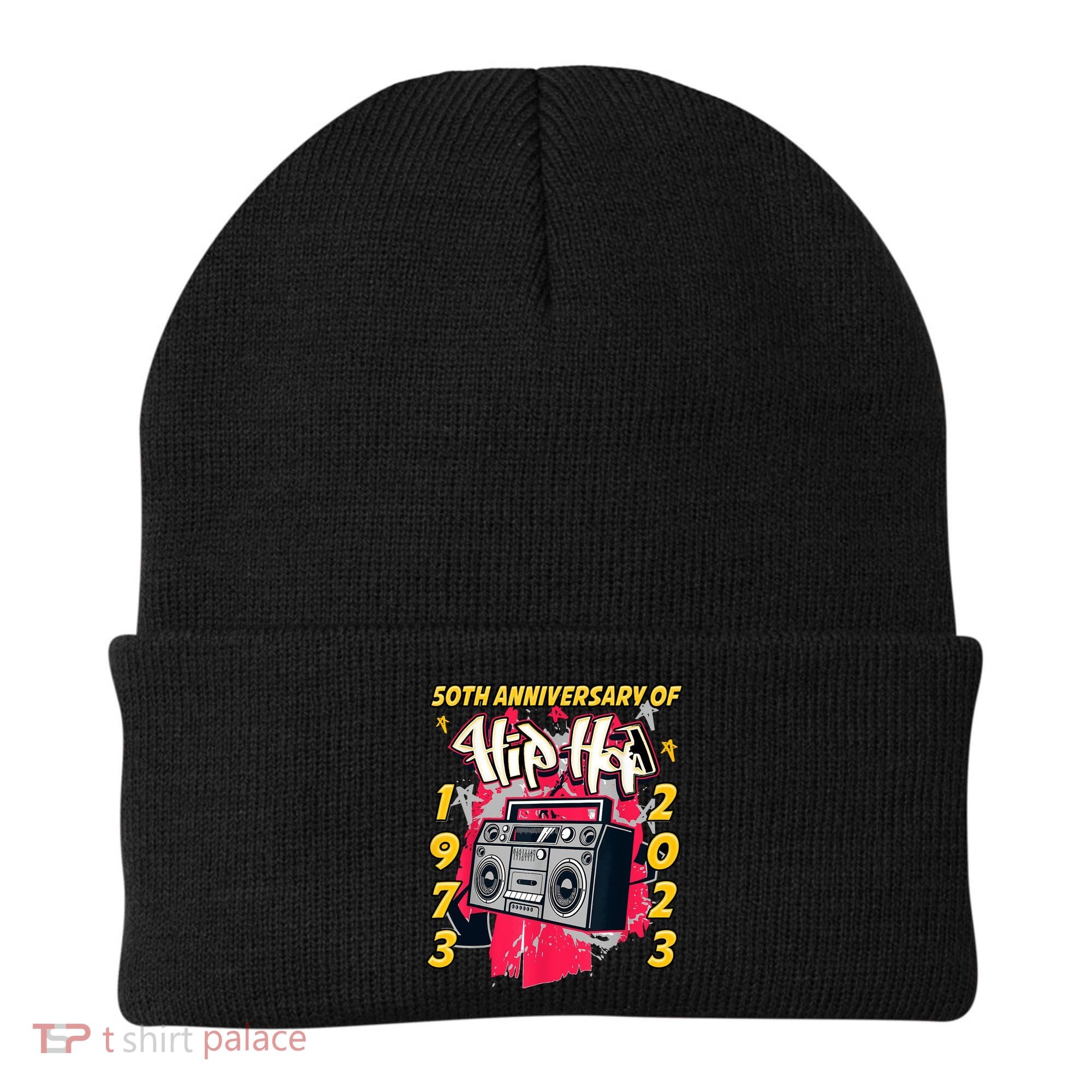 Hip Hop Graffiti Funny 50 Years Old Gift Beanie