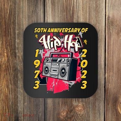 Hip Hop Graffiti Funny 50 Years Old Gift Coaster