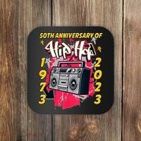 Hip Hop Graffiti Funny 50 Years Old Gift Coaster thumb 0