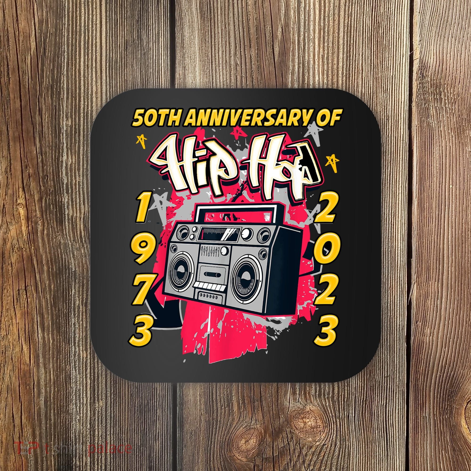 Hip Hop Graffiti Funny 50 Years Old Gift Coaster