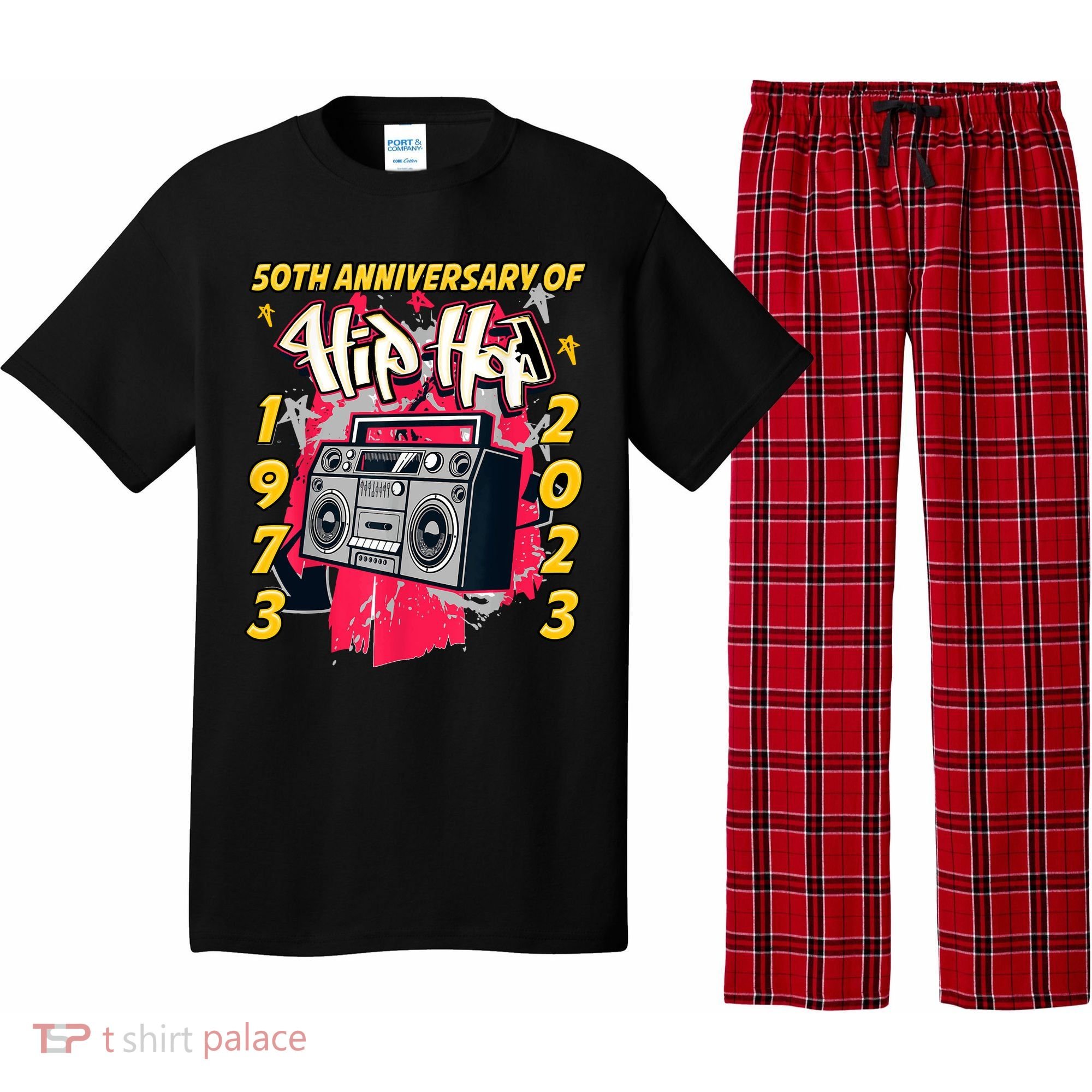 Hip Hop Graffiti Funny 50 Years Old Gift Pajama Set