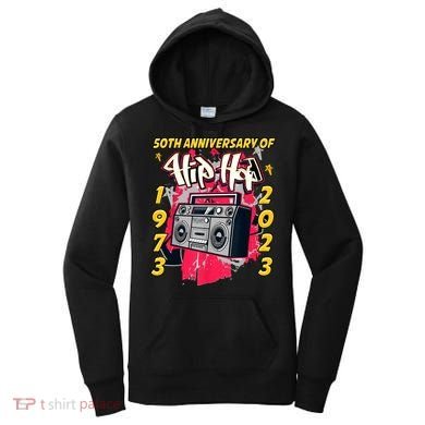 Hip Hop Graffiti Funny 50 Years Old Gift Women's Hoodie