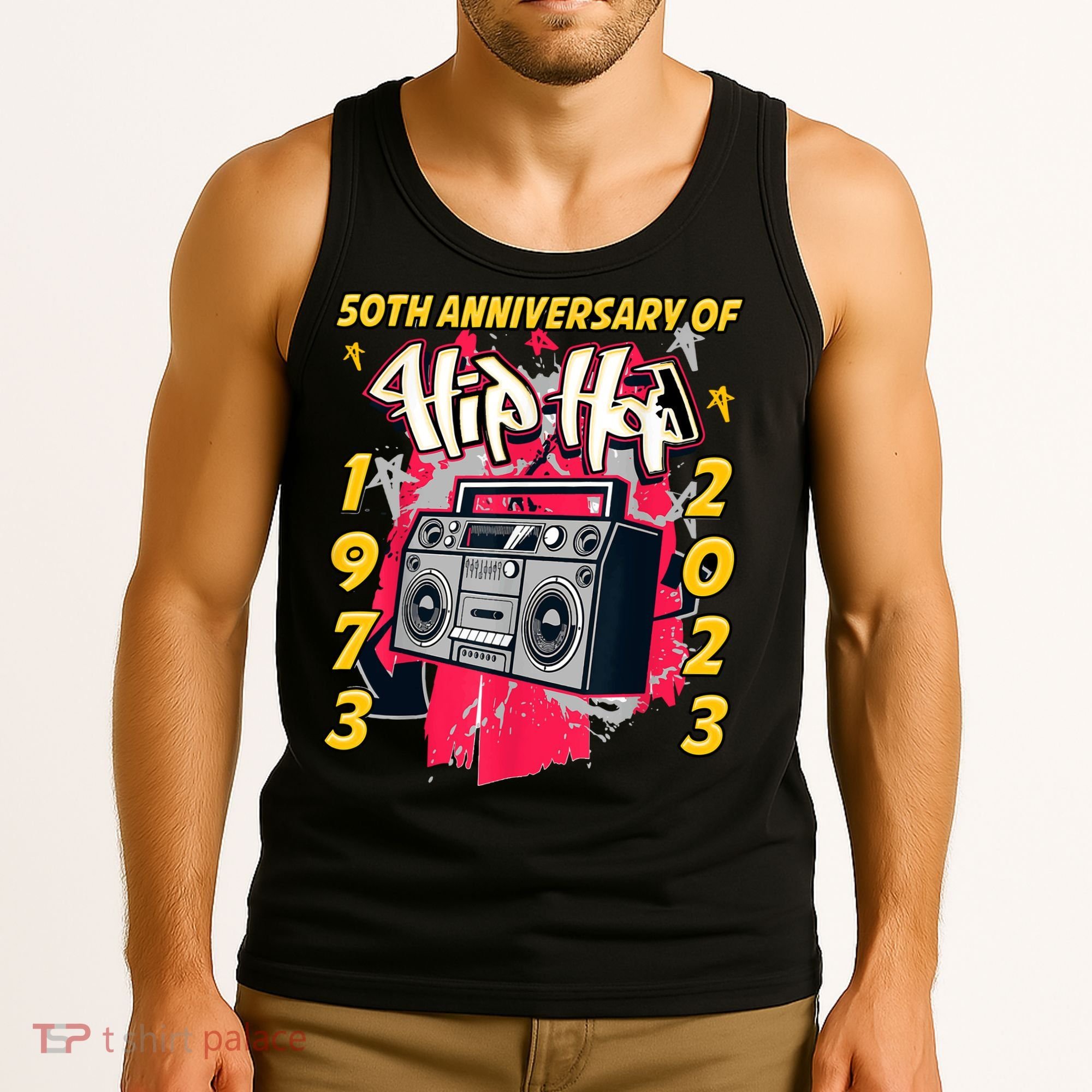 Hip Hop Graffiti Funny 50 Years Old Gift Tank Top