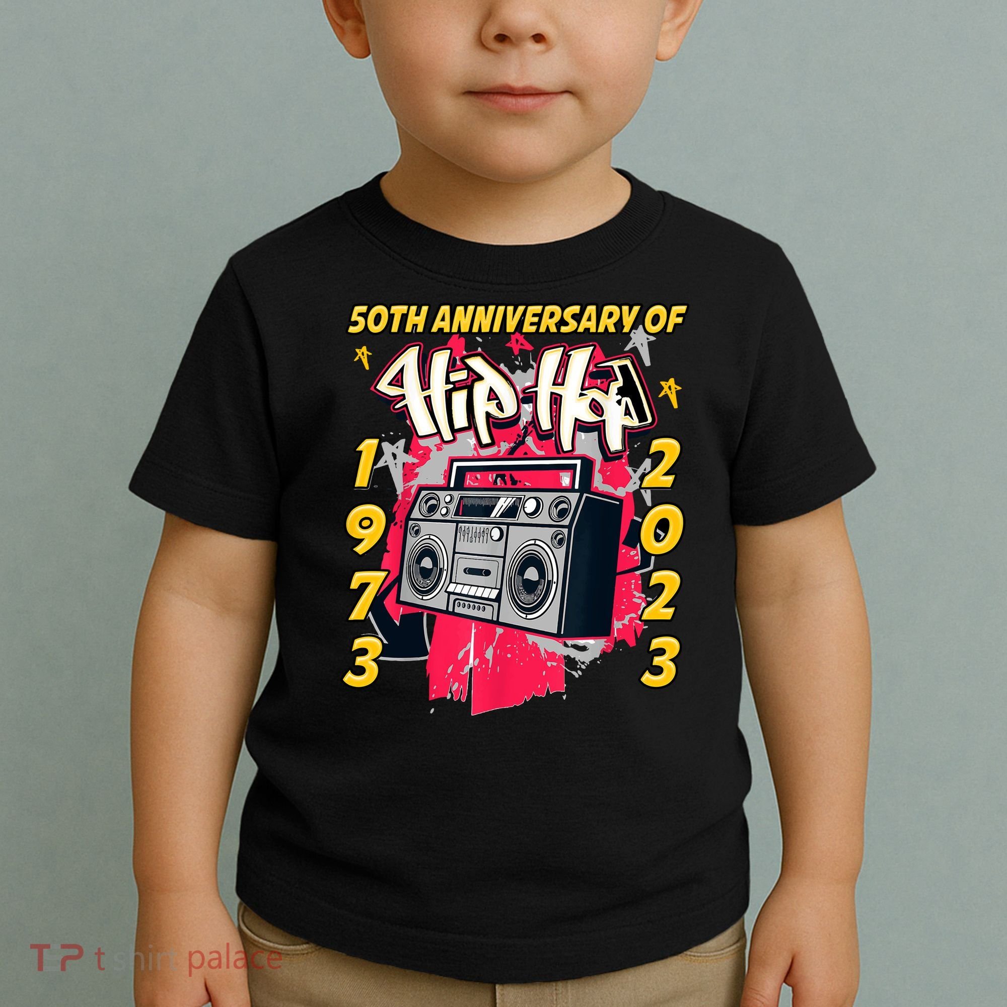 Hip Hop Graffiti Funny 50 Years Old Gift Toddler T-Shirt