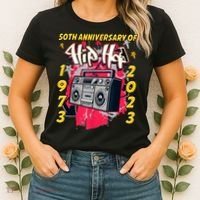 Hip Hop Graffiti Funny 50 Years Old Gift Women's T-Shirt thumb 2