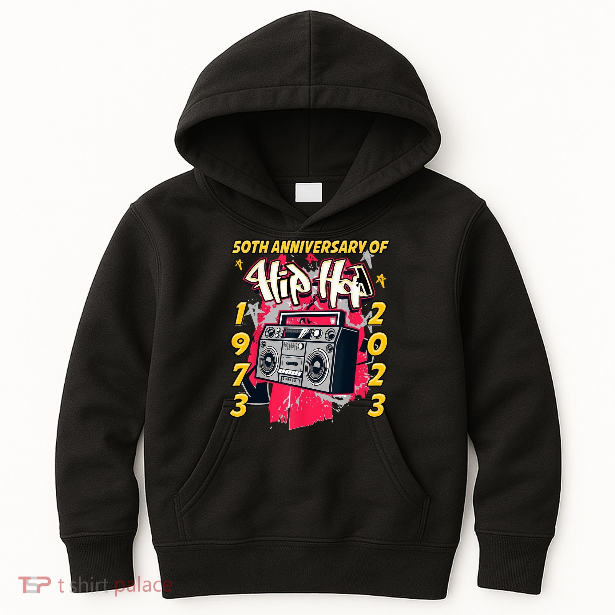 Hip Hop Graffiti Funny 50 Years Old Gift Kids Hoodie