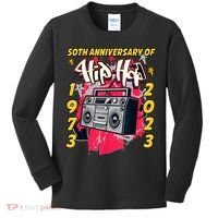 Hip Hop Graffiti Funny 50 Years Old Gift Kids Long Sleeve Shirt thumb 0