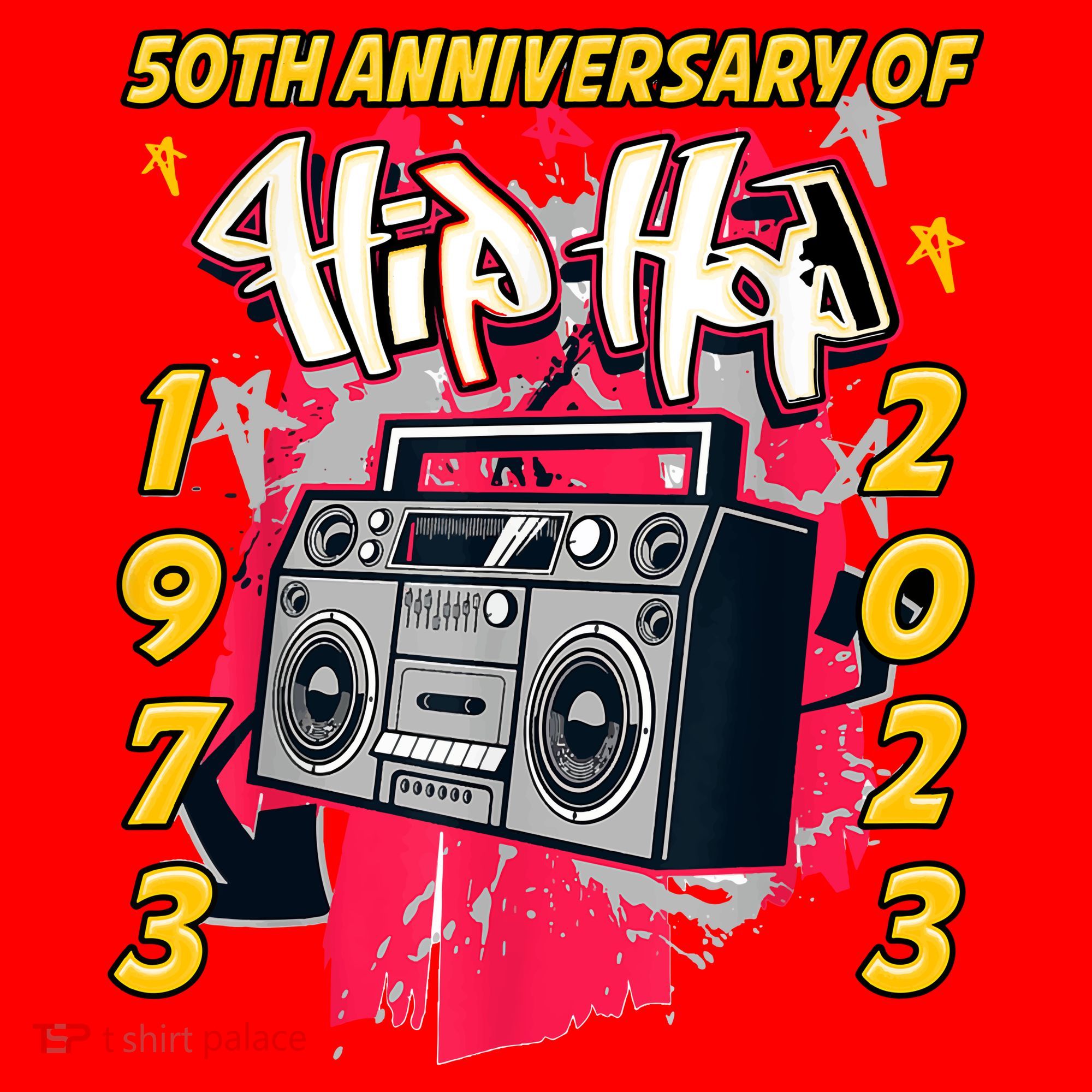 Hip Hop Graffiti Funny 50 Years Old Gift Santa Hat