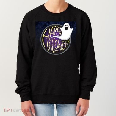 Happy Halloween Ghost Galaxy Women's Sweatshirt