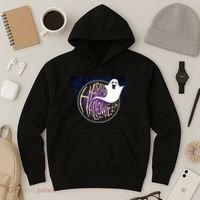 Happy Halloween Ghost Galaxy Hoodie thumb 3