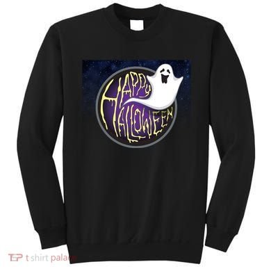 Happy Halloween Ghost Galaxy Sweatshirt