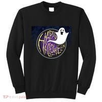Happy Halloween Ghost Galaxy Sweatshirt thumb 0