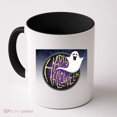 Happy Halloween Ghost Galaxy Coffee Mug