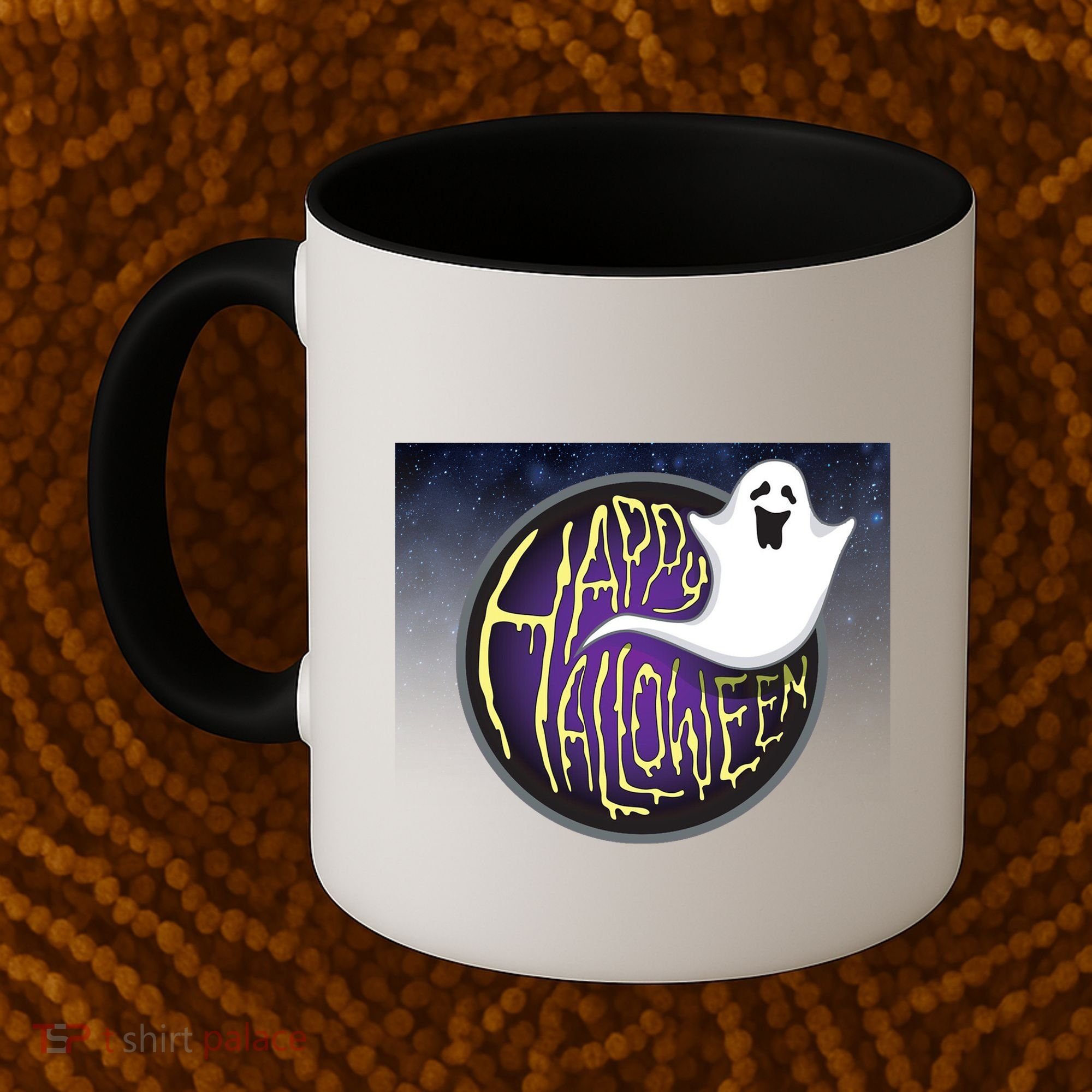 Happy Halloween Ghost Galaxy Coffee Mug