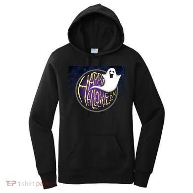 Happy Halloween Ghost Galaxy Women's Hoodie