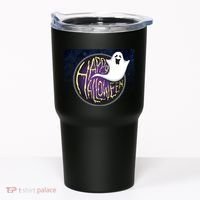 Happy Halloween Ghost Galaxy Tumbler thumb 0