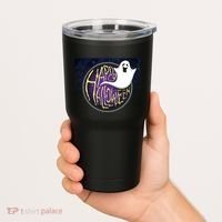 Happy Halloween Ghost Galaxy Tumbler thumb 2