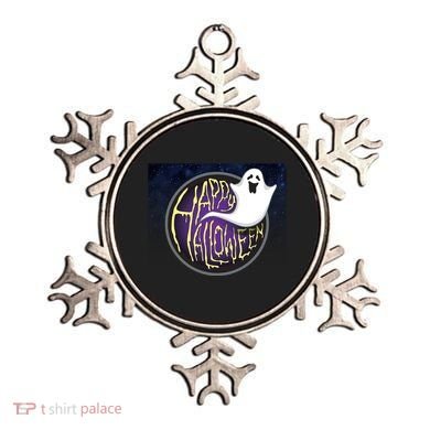 Happy Halloween Ghost Galaxy Ornament