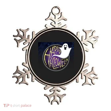 Happy Halloween Ghost Galaxy Ornament