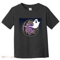 Happy Halloween Ghost Galaxy Toddler T-Shirt thumb 0
