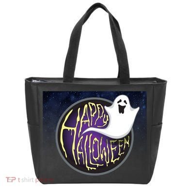 Happy Halloween Ghost Galaxy Tote Bag