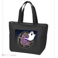 Happy Halloween Ghost Galaxy Tote Bag thumb 3