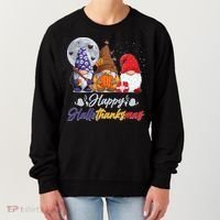 Happy Hallothanksmas Gnomes Women's Sweatshirt thumb 0