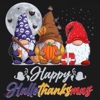 Happy Hallothanksmas Gnomes Apron thumb 3
