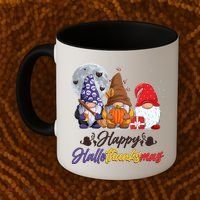Happy Hallothanksmas Gnomes Coffee Mug thumb 2