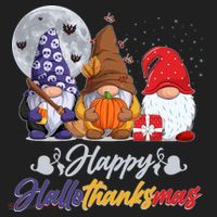 Happy Hallothanksmas Gnomes Beanie thumb 2